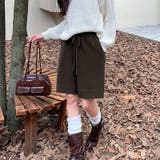 ゆるく、今っぽ。ニットハーフパンツ ニットショートパンツ ハーフパンツ | COCOMOMO | 詳細画像9