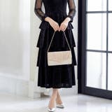 1つで3役、気品漂うサテンプリーツバッグ パーティーバッグ 結婚式 | COCOMOMO | 詳細画像16 