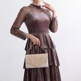 1つで3役、気品漂うサテンプリーツバッグ パーティーバッグ 結婚式 | COCOMOMO | 詳細画像22 