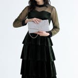 1つで3役、気品漂うサテンプリーツバッグ パーティーバッグ 結婚式 | COCOMOMO | 詳細画像9 