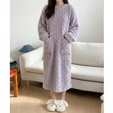 ふわもこ、あったかルームウェア ルームワンピース ルームウェア | COCOMOMO | 詳細画像19 