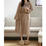 ふわもこ、あったかルームウェア ルームワンピース ルームウェア | COCOMOMO | 詳細画像2 