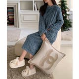 ふわもこ、あったかルームウェア ルームワンピース ルームウェア | COCOMOMO | 詳細画像21 