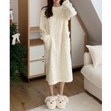 ふわもこ、あったかルームウェア ルームワンピース ルームウェア | COCOMOMO | 詳細画像27 