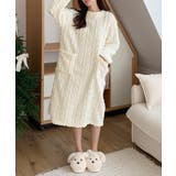 ふわもこ、あったかルームウェア ルームワンピース ルームウェア | COCOMOMO | 詳細画像28 