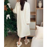 ふわもこ、あったかルームウェア ルームワンピース ルームウェア | COCOMOMO | 詳細画像34 