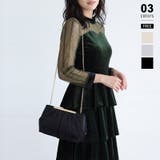 ブラック | パーティーバッグ クラッチバッグ 結婚式 | COCOMOMO