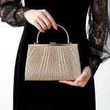 上品リッチな存在感。2wayプリーツパーティーバッグ パーティーバッグ | COCOMOMO | 詳細画像2