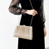 上品リッチな存在感。2wayプリーツパーティーバッグ パーティーバッグ | COCOMOMO | 詳細画像5