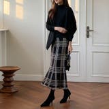 女性らしさを引き立てる、チェックマーメイドスカート チェックスカート | COCOMOMO | 詳細画像19
