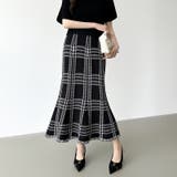 女性らしさを引き立てる、チェックマーメイドスカート チェックスカート マーメイド… | COCOMOMO | 詳細画像12 