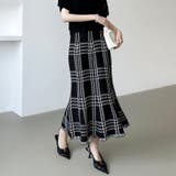 女性らしさを引き立てる、チェックマーメイドスカート チェックスカート マーメイド… | COCOMOMO | 詳細画像18 