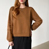 透け感チュールで魅せる、チュールドッキングトップス スウェット チュール袖 | COCOMOMO | 詳細画像29