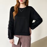 透け感チュールで魅せる、チュールドッキングトップス スウェット チュール袖 | COCOMOMO | 詳細画像45