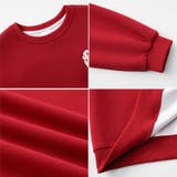 後ろ姿まで可愛い。サガラ刺繍ハートロゴトレーナー スウェット ロゴトレーナー | COCOMOMO | 詳細画像60 