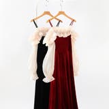 しなやかに艶めく、オフショルベロアドレス パーティードレス ベロアドレス | COCOMOMO | 詳細画像13