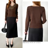 華やかレースで品よく彩る。レースネックカーディガン レース襟 カーディガン | COCOMOMO | 詳細画像30