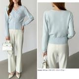 華やかレースで品よく彩る。レースネックカーディガン レース襟 カーディガン | COCOMOMO | 詳細画像48