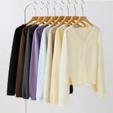 華やかレースで品よく彩る。レースネックカーディガン レース襟 カーディガン | COCOMOMO | 詳細画像52