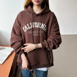 着るだけで今っぽい、デイリーに使えるカレッジロゴパーカー オーバーサイズ パーカー | COCOMOMO | 詳細画像11 