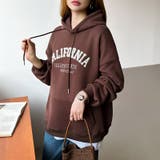 着るだけで今っぽい、デイリーに使えるカレッジロゴパーカー オーバーサイズ パーカー | COCOMOMO | 詳細画像12 