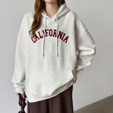 着るだけで今っぽい、デイリーに使えるカレッジロゴパーカー オーバーサイズ パーカー | COCOMOMO | 詳細画像13 