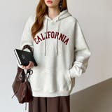 着るだけで今っぽい、デイリーに使えるカレッジロゴパーカー オーバーサイズ パーカー | COCOMOMO | 詳細画像17 