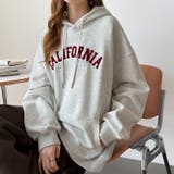 着るだけで今っぽい、デイリーに使えるカレッジロゴパーカー オーバーサイズ パーカー | COCOMOMO | 詳細画像20 