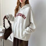 着るだけで今っぽい、デイリーに使えるカレッジロゴパーカー オーバーサイズ パーカー | COCOMOMO | 詳細画像21 