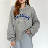 着るだけで今っぽい、デイリーに使えるカレッジロゴパーカー オーバーサイズ パーカー | COCOMOMO | 詳細画像22 