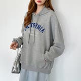 着るだけで今っぽい、デイリーに使えるカレッジロゴパーカー オーバーサイズ パーカー | COCOMOMO | 詳細画像23 