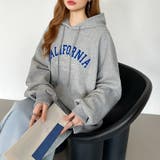 着るだけで今っぽい、デイリーに使えるカレッジロゴパーカー オーバーサイズ パーカー | COCOMOMO | 詳細画像25 