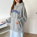 着るだけで今っぽい、デイリーに使えるカレッジロゴパーカー オーバーサイズ パーカー | COCOMOMO | 詳細画像28 