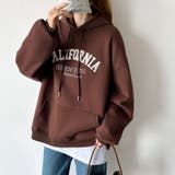 着るだけで今っぽい、デイリーに使えるカレッジロゴパーカー オーバーサイズ パーカー | COCOMOMO | 詳細画像3 