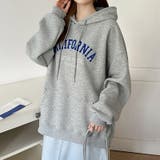 着るだけで今っぽい、デイリーに使えるカレッジロゴパーカー オーバーサイズ パーカー | COCOMOMO | 詳細画像31 