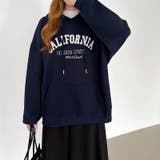 着るだけで今っぽい、デイリーに使えるカレッジロゴパーカー オーバーサイズ パーカー | COCOMOMO | 詳細画像32 