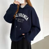 着るだけで今っぽい、デイリーに使えるカレッジロゴパーカー オーバーサイズ パーカー | COCOMOMO | 詳細画像33 