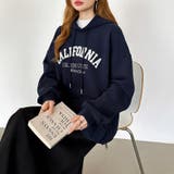 着るだけで今っぽい、デイリーに使えるカレッジロゴパーカー オーバーサイズ パーカー | COCOMOMO | 詳細画像38 