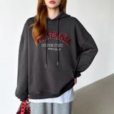 着るだけで今っぽい、デイリーに使えるカレッジロゴパーカー オーバーサイズ パーカー | COCOMOMO | 詳細画像41 