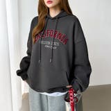 着るだけで今っぽい、デイリーに使えるカレッジロゴパーカー オーバーサイズ パーカー | COCOMOMO | 詳細画像45 