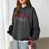 着るだけで今っぽい、デイリーに使えるカレッジロゴパーカー オーバーサイズ パーカー | COCOMOMO | 詳細画像49 