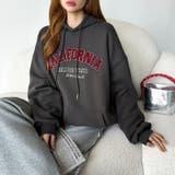 着るだけで今っぽい、デイリーに使えるカレッジロゴパーカー オーバーサイズ パーカー | COCOMOMO | 詳細画像50 