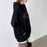 着るだけで今っぽい、デイリーに使えるカレッジロゴパーカー オーバーサイズ パーカー | COCOMOMO | 詳細画像53 