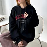 着るだけで今っぽい、デイリーに使えるカレッジロゴパーカー オーバーサイズ パーカー | COCOMOMO | 詳細画像56 