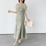 チュールボレロ付き2点セット パーティードレス 結婚式 | COCOMOMO | 詳細画像9 