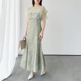 チュールボレロ付き2点セット パーティードレス 結婚式 | COCOMOMO | 詳細画像15 