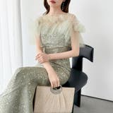 チュールボレロ付き2点セット パーティードレス 結婚式 | COCOMOMO | 詳細画像16 
