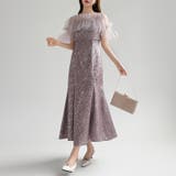 チュールボレロ付き2点セット パーティードレス 結婚式 | COCOMOMO | 詳細画像18 