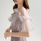 チュールボレロ付き2点セット パーティードレス 結婚式 | COCOMOMO | 詳細画像20 