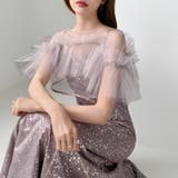 チュールボレロ付き2点セット パーティードレス 結婚式 | COCOMOMO | 詳細画像22 